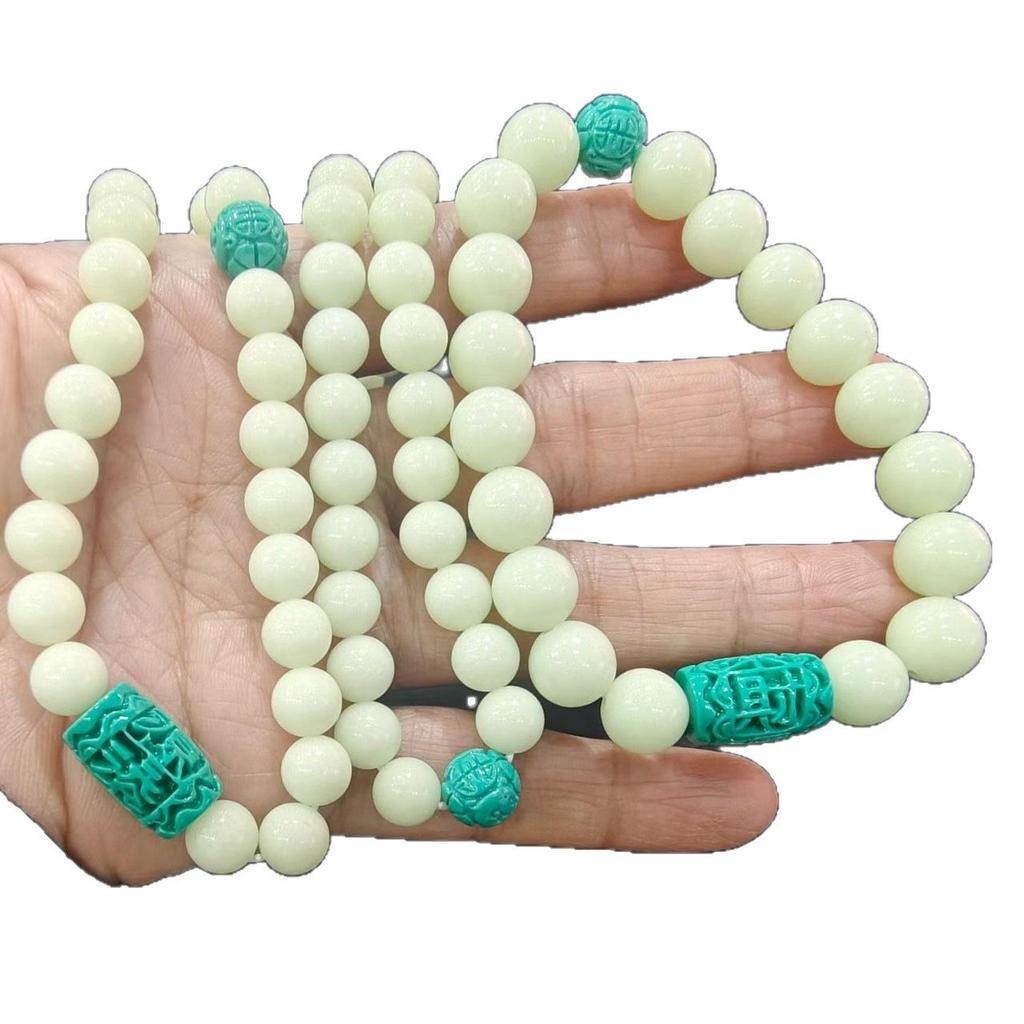 Luminous Stone Wealth Necklace & Bracelet Set - Unisex Gift 2025