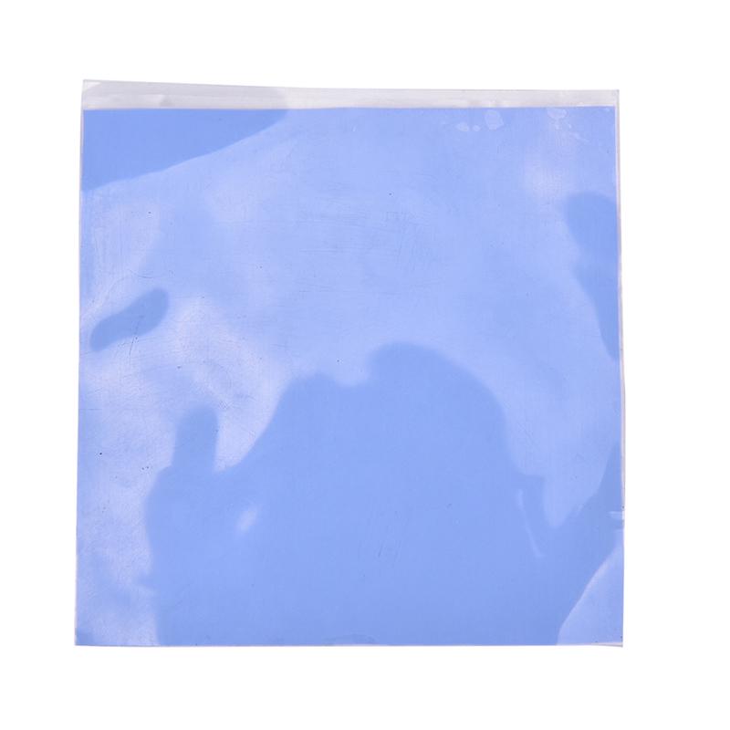 Modrý chladič GPU CPU Chlazení Teplovodivá silikonová podložka 100 mm x 100 mm x 0,5 mm