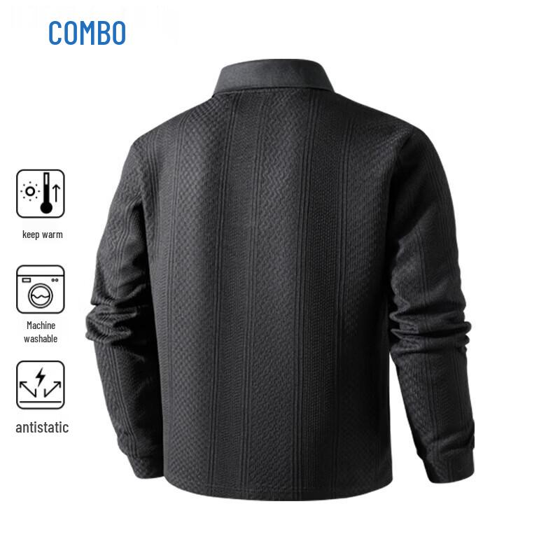 Combo Men's American Vintage Crew Neck Pullover Sweatshirt