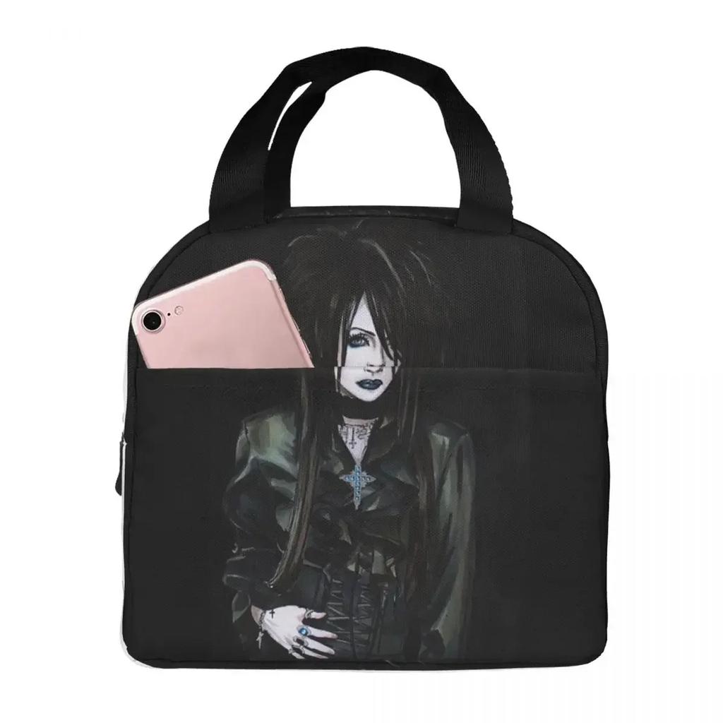 Malice Mizer Visual Kei Japanese Rock Band Gothic Insulated Lunch Bag Cooler Thermal Food Box Tote Lunch Boxes Container