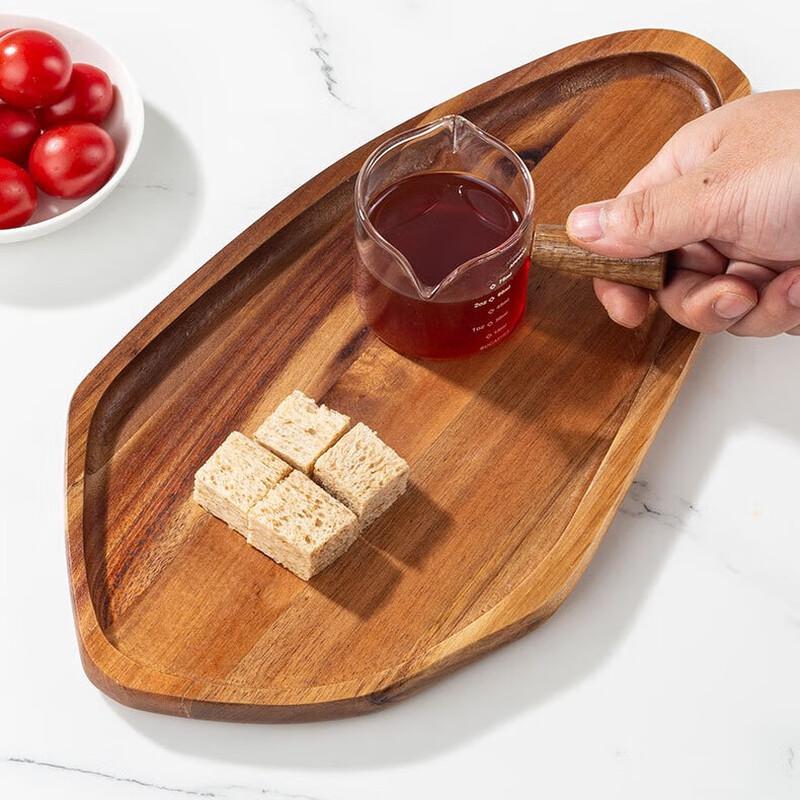 Acacia Wood Irregular Serving Tray