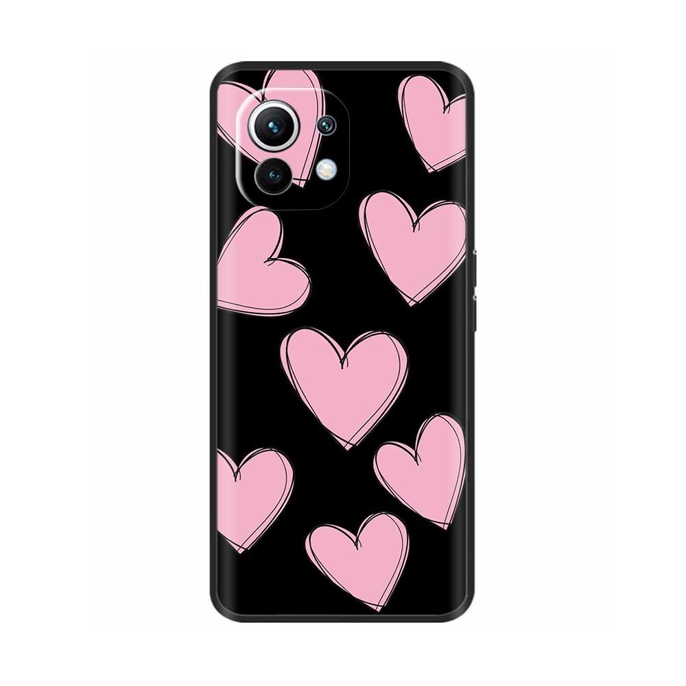 For Xiaomi 11 Lite 5G NE Case Shockproof Soft Silicone Back Cover For Xiaomi Mi 11 Lite 5G Phone Case Mi11 11Lite NE Funda Coque