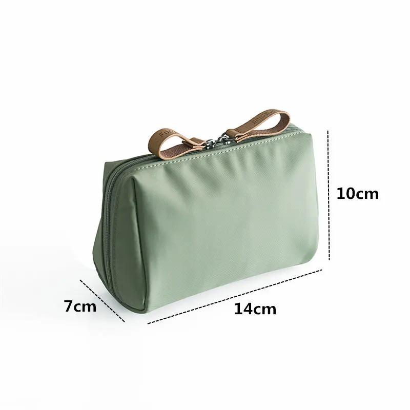 New Women Cosmetic Bag Solid Color Korean Style Makeup Bag Pouch Toiletry Bag Waterproof Makeup Organizer Case luxury bag