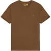 Polo Logo Crew Neck Straight Fit Short Sleeve T-Shirt Men Tops Natural-Brown 710671426-305