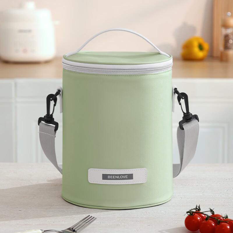 UOSUUOSU Insulated Round Lunch Bag