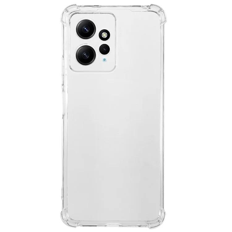 

Для Xiaomi Redmi Note 12 4G Гибкий чехол для телефона из ТПУ с усиленными углами, противоударный прозрачный чехол