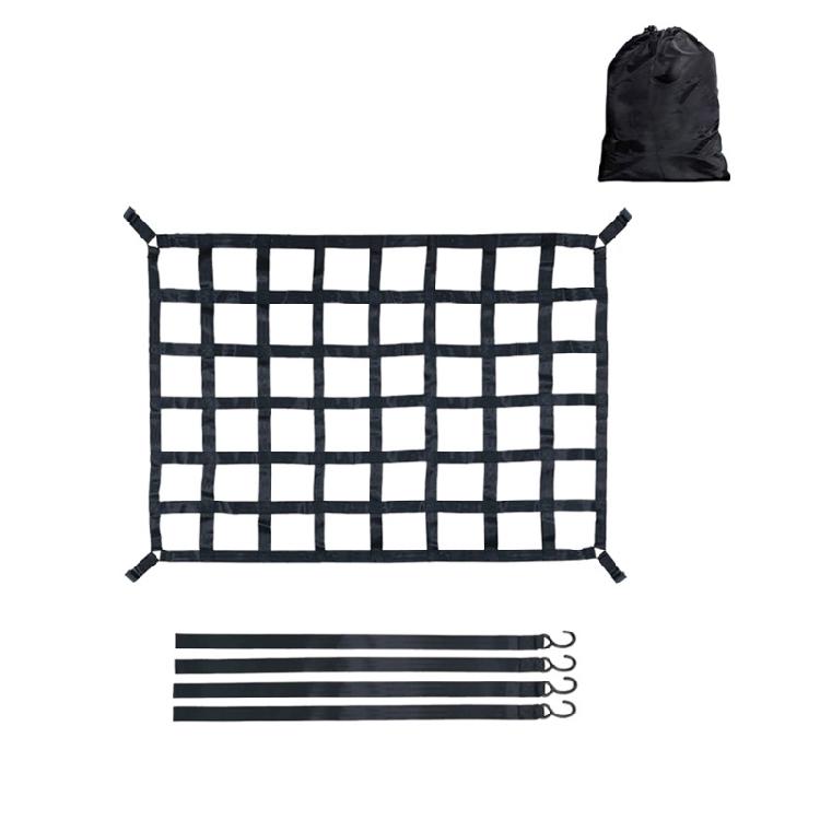 Rutschfestes Fahrzeug-Ladungsnetz Bauweise Verstärkte S-Haken Für Geländewagen-Transport Sicherheit