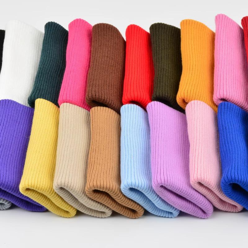 Children's Ribbed Elastic Band Sweatpants with Knitted Cuffs