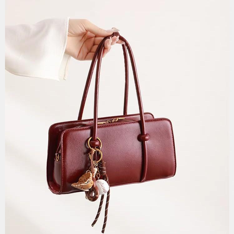 New Fashionable Versatile Handheld Crossbody Tote Bag, Retro, Niche, Middle Aged Underarm Bag for Women