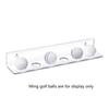 Golf Balls Display Rack Clear Acrylic Golf Balls Stand Floating Wall Mounted Shelves Displays up to 6 Golf Balls Enduring