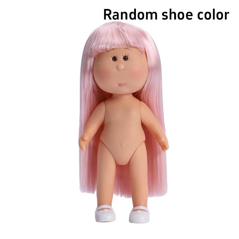 14cm Mini Potato Doll 5 Movable Joints Diy Vinyl Cute Dolls Toys Naked Baby Small Potato Doll Diy Dressing Doll Home Decoration