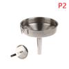 10cm 12cmn 14cm 304 Stainless Steel Funnel Kitchen Household Oil Wine Liquid Dispenser with Removable Strainer Mesh