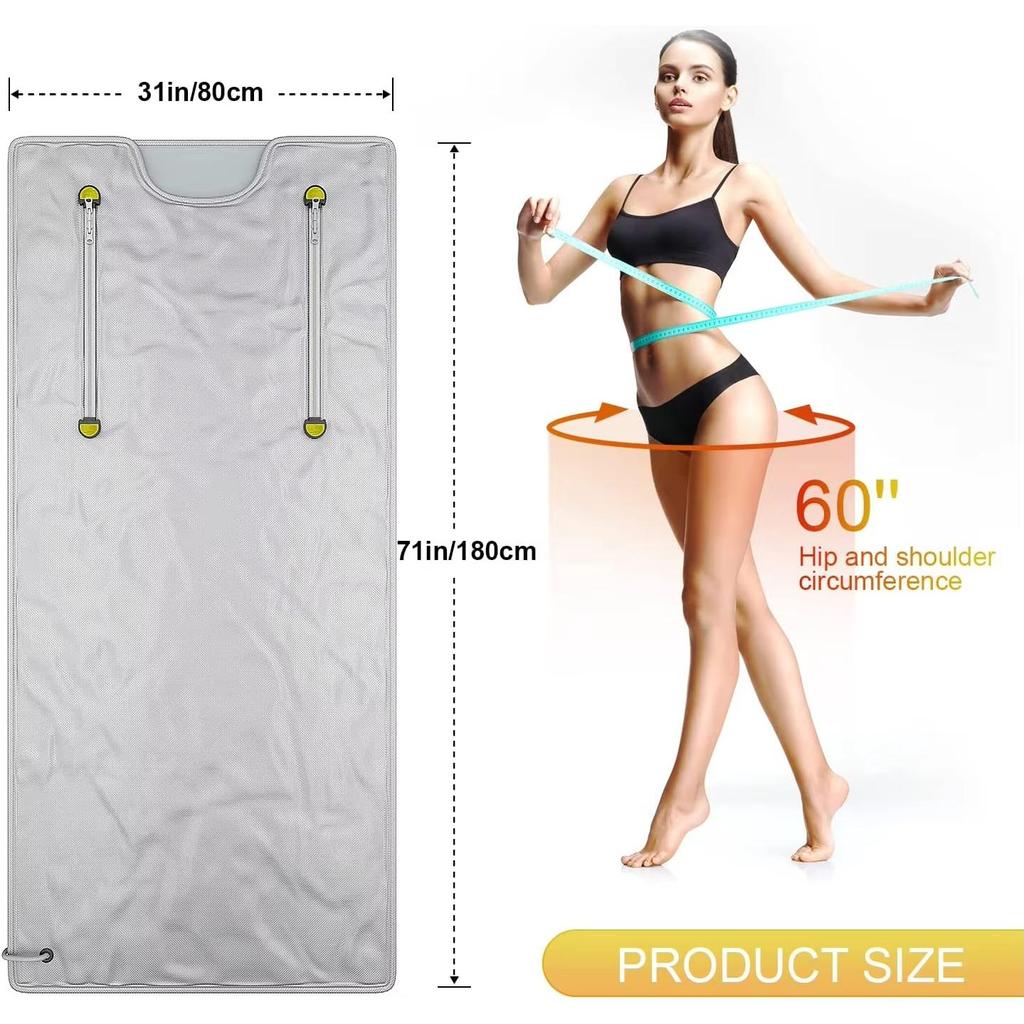 Pătură Saună FIR Profesională - Slăbire, Uz Casnic și Salon