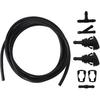 Premium Universal Car Windshield Wiper Washer Squirter Nozzle Spray Jet Kit Fluid Hose T