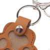 Cat Paw Keychain As Pet Hair Storage, Leather Bag Charm for Purse Accessories