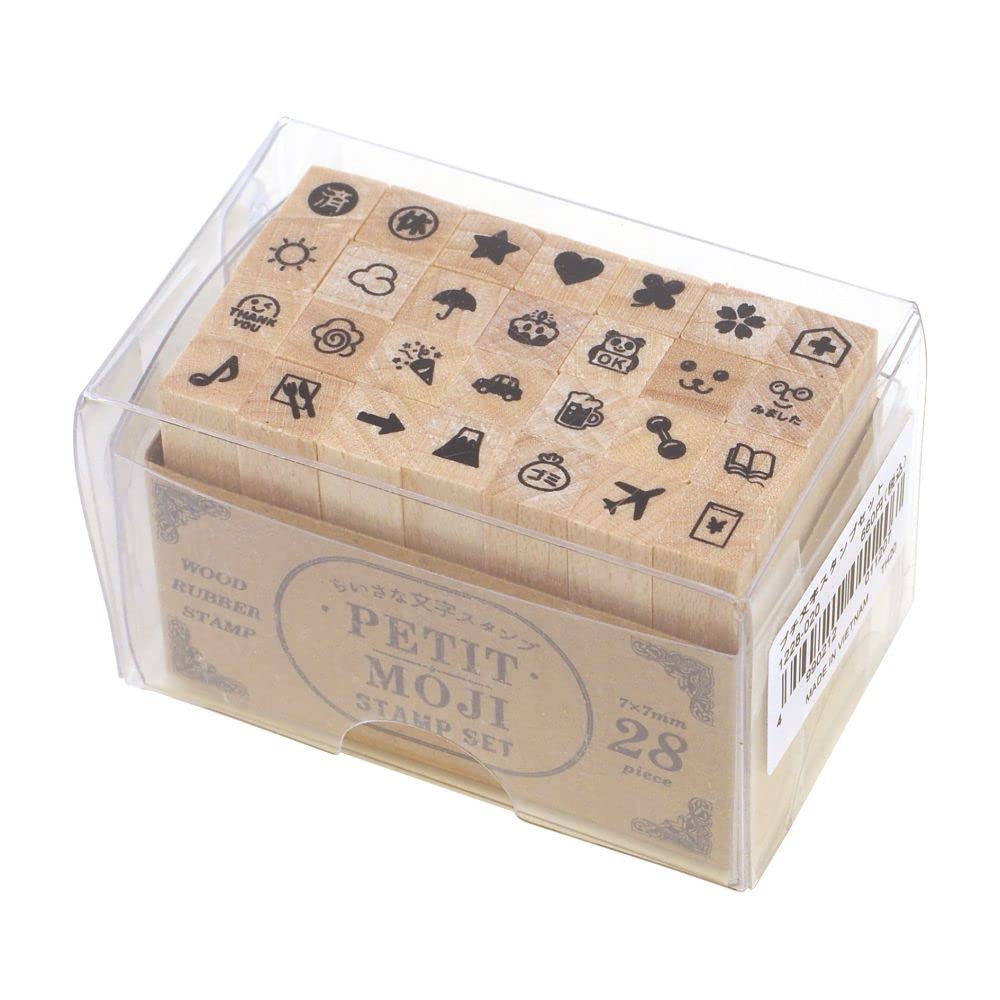 Kodomonokao Petit Letter Stamp Set (Small) [Weather Marks, etc.] 1228-020
