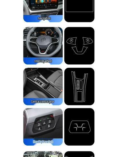 Volkswagen Lingdu L Interior Protective Film for 26 Models - Console and Navigation Screen Accessories