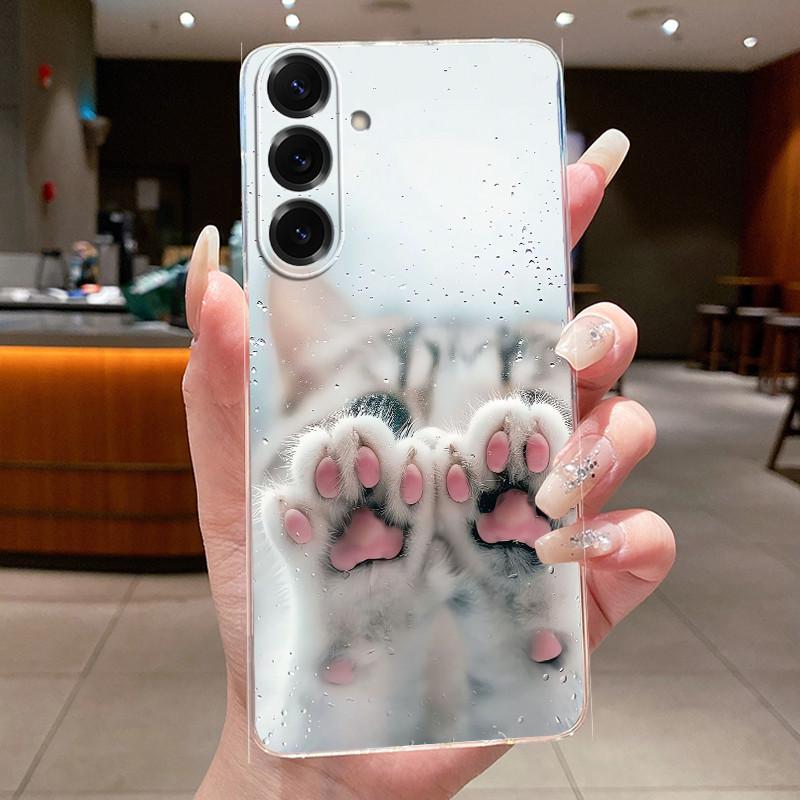 Korpuss Samsung Galaxy A17 5G Tālruņa Vāciņš Silikona mīksts Luksusa Pūķis Jauks Foršs Zēniem Meitenēm Aizmugurējais Vāciņš Caurspīdīgs Bufera Apvalks