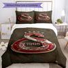 Galatasaray Bedding Set Breathable Duvet Cover with Pillowcases Decorative Bed Linen for Bedroom Home Decoration Birthday Gift