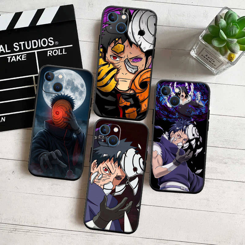 MH151 Uchiha Obito Phone Shell Case for iPhone 7 8 11 12 13 14 15 16 17 16E XS Pro Max XR X SE Air