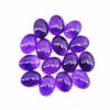 Ametist Cabochon Part 20x18mm Ovalslipad – Lila Ametist Kalibrerade Ädelstenar för Smyckestillverkning