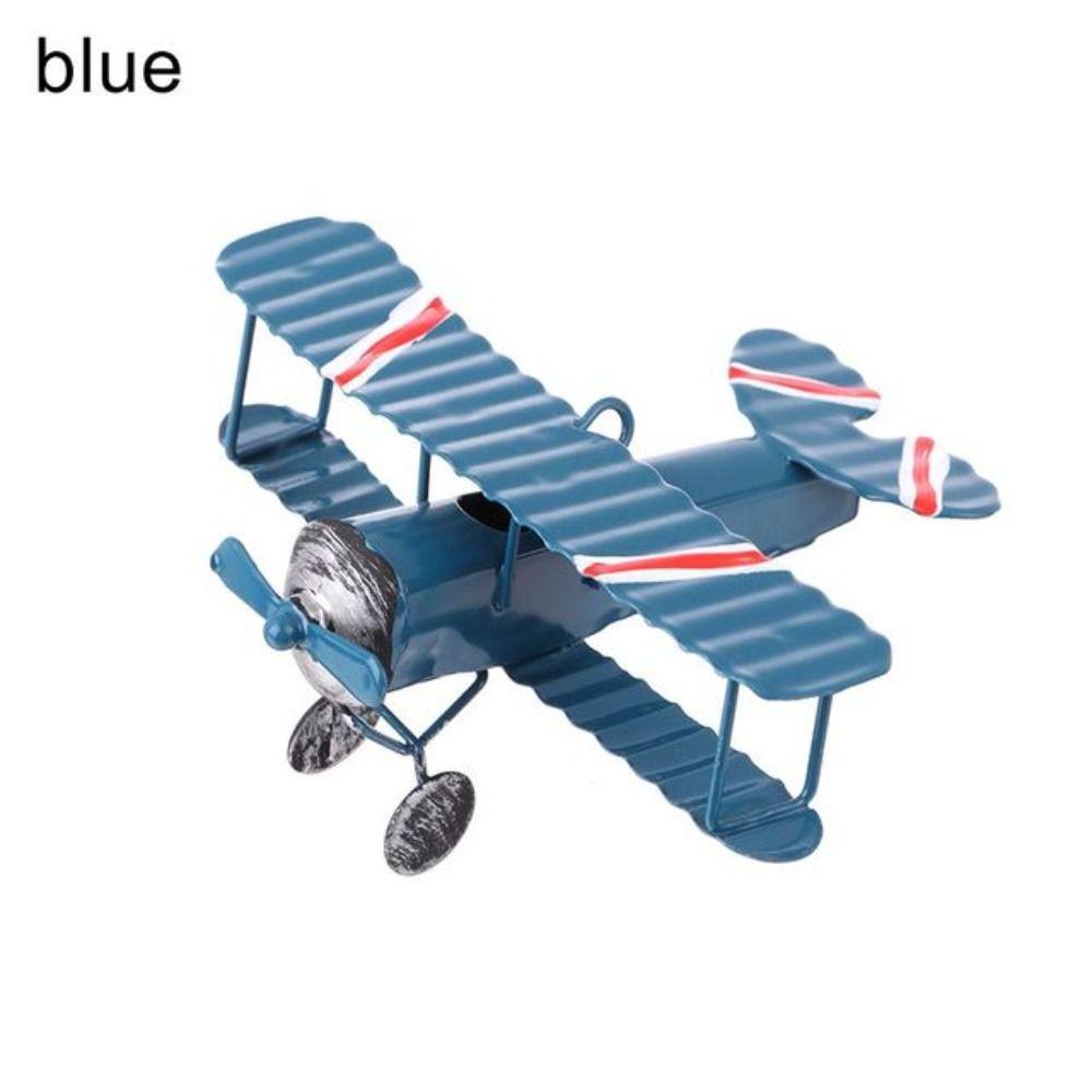 Iron Art Aircraft Figurines Can be Hung Metal Crafts Creative Desktop Props  Shop Window Display