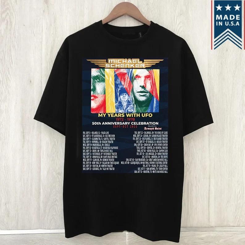 MICHAEL SCHENKER MY YEARS WITH UFO USA TOUR 2026 T Shirt Full Size S-5XL XXXL