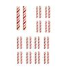2/8/16 Peças Capas para Ferragens Decorativas Capas para Puxadores de Armário de Natal Peppermint Vermelho Elásticas