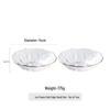 IJARL Elegant Glass Fruit & Dessert Plate Set (2-Pack)