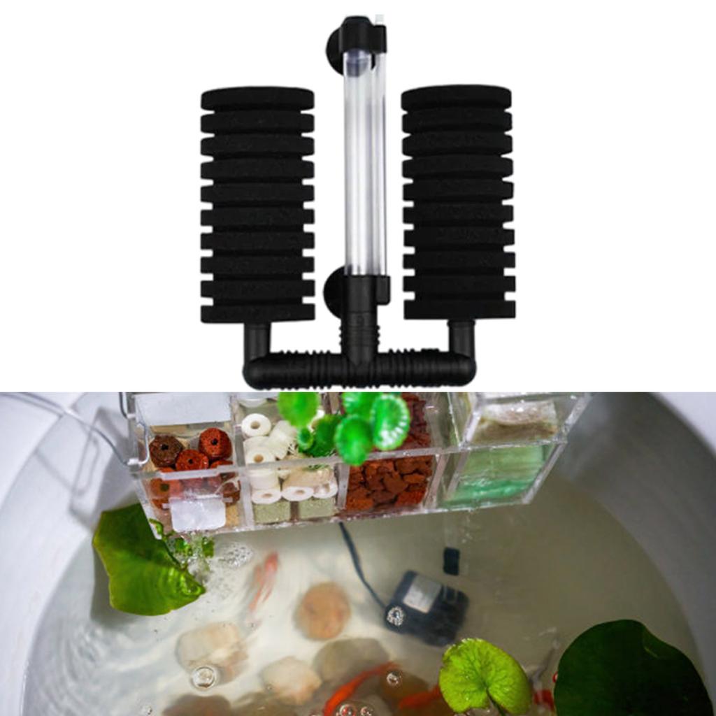 2Pcs Filter for Aquarium FishTank Pond Shrimp Cleaning Function Replacement Filter for Sponge Filter