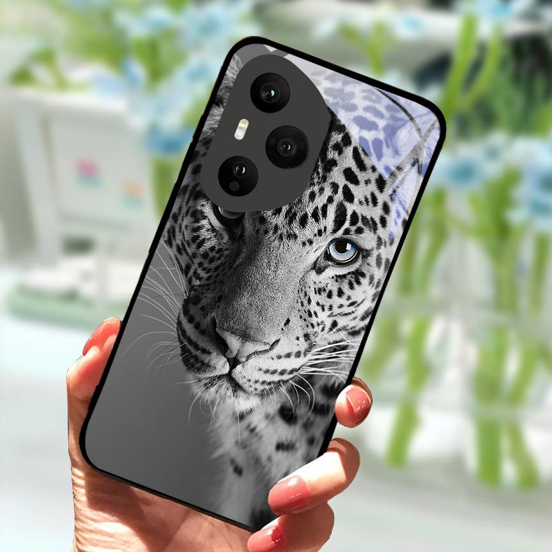 For Honor 400 Pro 5G Case Luxury Tempered Glass Anti-Fall Cover For Honor400 Pro 400Pro Phone Back Shell Shockproof Fundas Capa