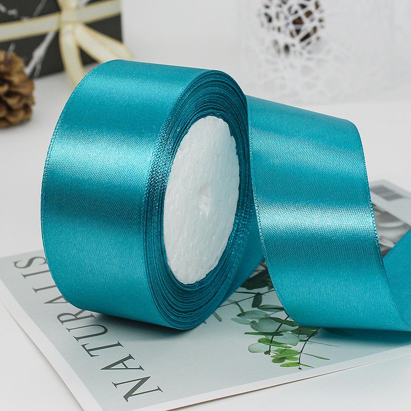 25Yards/Roll 40mm Satin Ribbons DIY Bow Handmade Gift Packing Artificial Silk Roses Crafts Supplies Sewing Accessories Material
