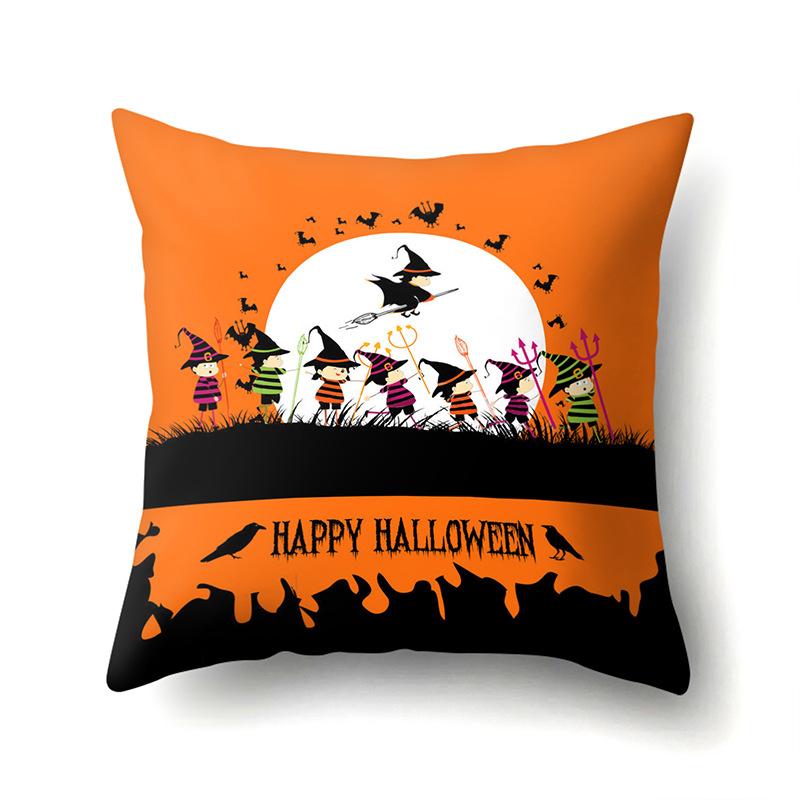 Halloween Kissenbezug Auto Lendenkissen Kürbis Sofa Kissenbezug Büro Zuhause Wohnzimmer Kissenbezug