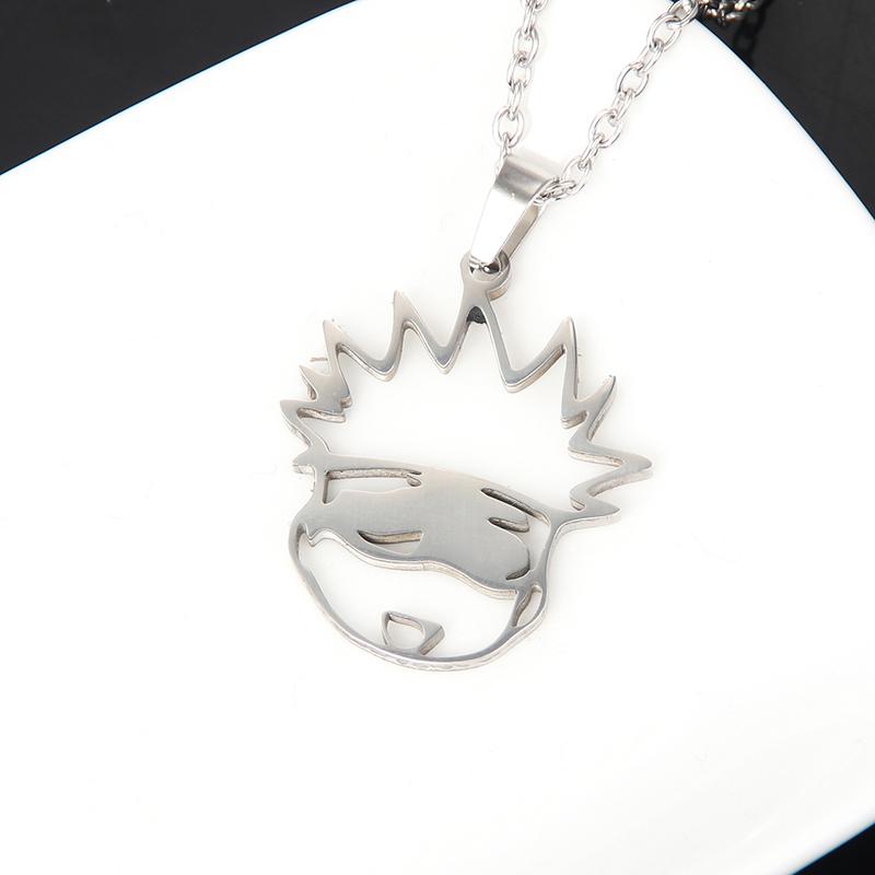 Cartoon  Anime Jujutsu Kaisen Necklace For Women Men Gojo Satoru Cute Cat Pendant Necklaces Jewelry Accessories Gifts