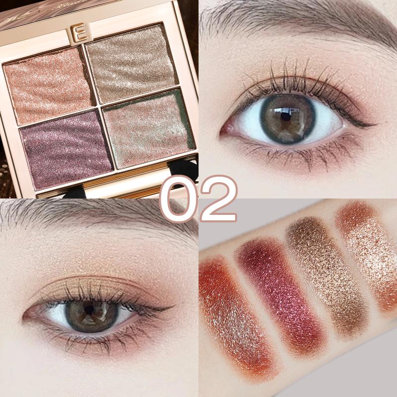 

Винни Пух Сияющая 4-цветная палетка теней для век с блестками 6K