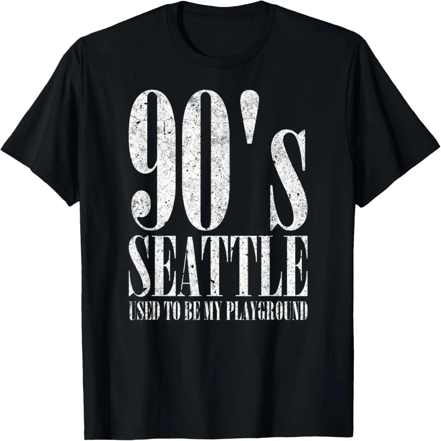 

90’s Seattle Used To Be My Playground Grunge Vintage Music T-Shirt XXXXXL чорний