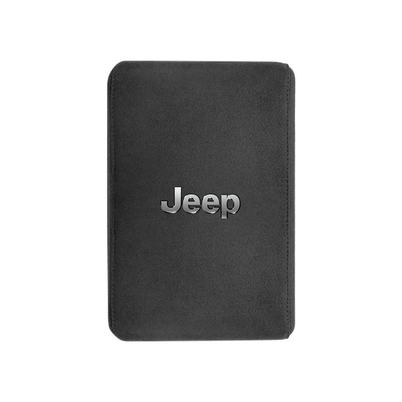 For Jeep Car Armrest Mats Memory Foam Arm Rest Cushion Accessories For Jeep Grand Cherokee Wrangler JK Gladiator Compass Rene