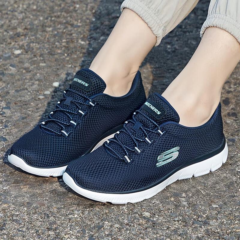 

Skechers Women s 12985-NVLB Casual Walking Shoes US 8
