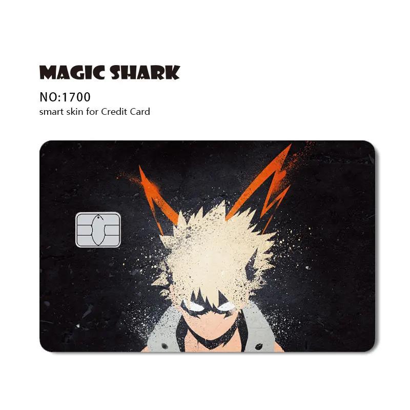 100% New Arrival Conch Money Bow Anime Speend or Save Meme Credit Card Film Debit Card Sticker Skin
