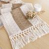 12x70inch Boho Table Runner With Tassels, Home Decor Farmhouse Rustic Table Runner.