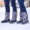 WOTTE Men Boots NEW Winter Shoes Men Warm Snow Boots Mid-calf Men Winter Shoes Thick Plush 30% Wool Outdoor Winter Boots