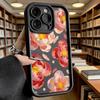 Oil Peony Pattern Luxury Anti-Slip TPU Phone Case For Xiaomi Redmi Note 15 14 13 12 11 10 9 Pro Full Protective Cover
