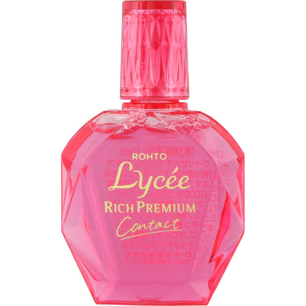 Rohto Rise Rich Premium Contact 13mL For Contact Lenses Eye Drops Indications: Eye Fatigue, Itchy Eyes, Discomfort While Wearing Soft or Hard Contact