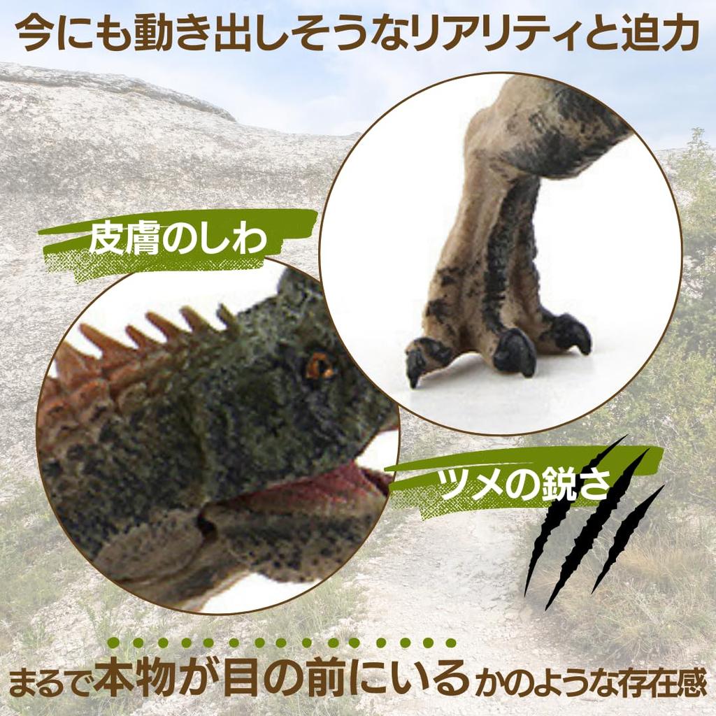 So Happy Dinosaur Figure Ages 6 and Up I'm Model, Large, Realistic, Extra-Large PVC, (Allosaurus A)