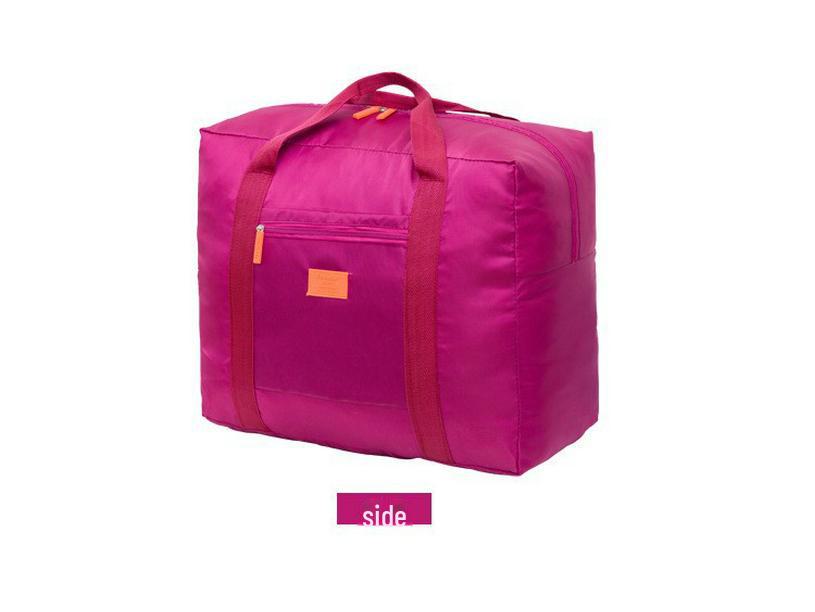 Waterproof Jacquard Travel Bag: Luggage, Clothing, and Storage Solution with Floral Design, Handheld or Trolley Compatible.