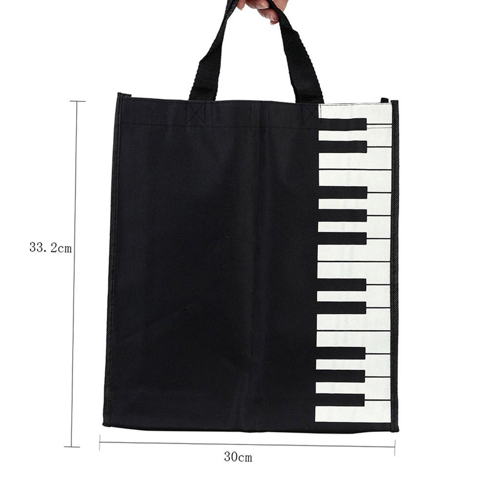 Piano Keys Music Handbag Tote Shopping Bag Gift