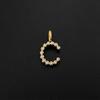 eManco Stainless Steel Style 26-Letter Pendant with Crystal Elements Suitable for Daily Wear Dating Social Fashion Jewelry