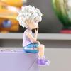 12Cm Hunter Hunter Figurine Killua Anime Figure Killua Zoldyck Figures Statue Ornament Collection Decor  Products Gift