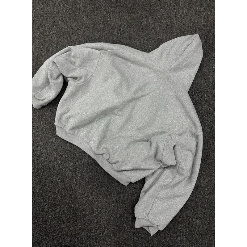 Sudadera con capucha a cuadros reversible para hombre con cremallera de manga larga