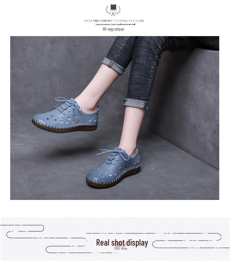 Sandali Donna in Vera Pelle Primavera/Estate 2025 - Morbidi, Traspiranti, Design Intrecciato Fatto a Mano con Suola in Gomma